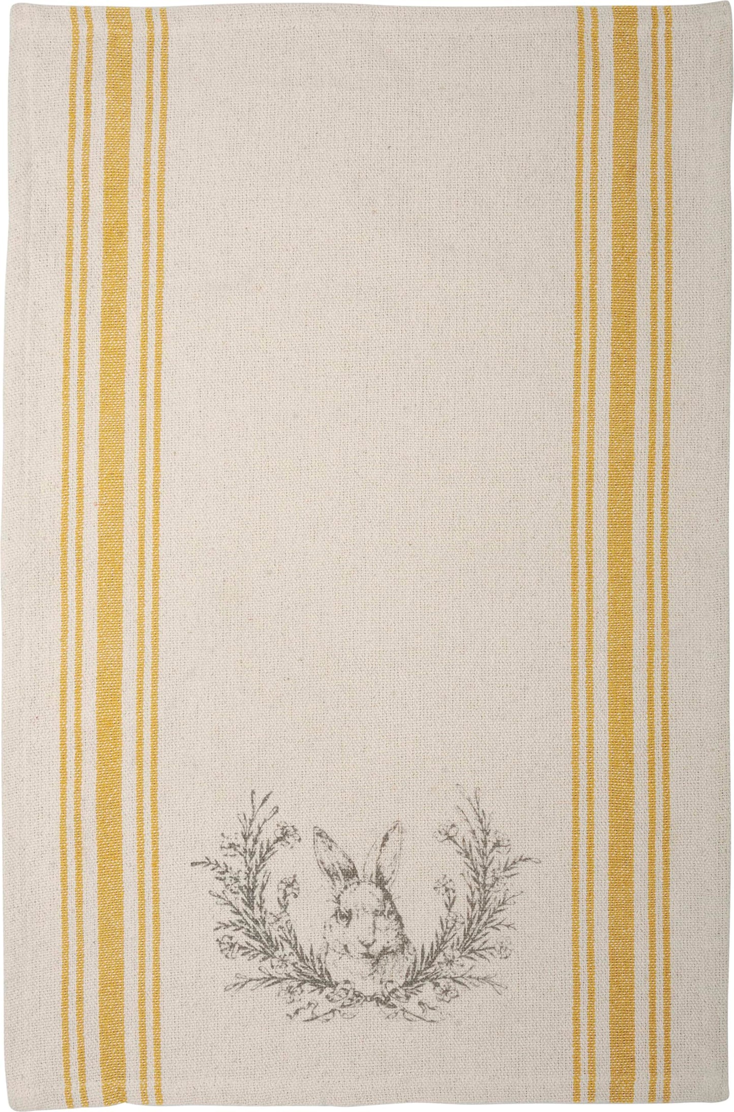 Primitives by Kathy RABIT and Floral Crest Kitchen Towel