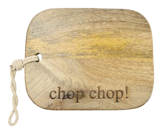 10 INCH MANGO WOOD SERVING BOARD CHOP CHOP