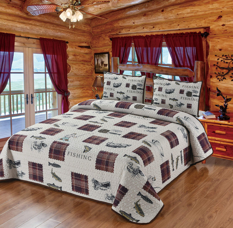 Fishing Stories Bedding Set
